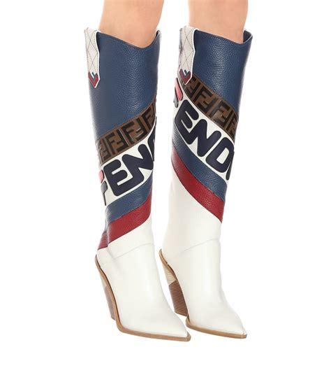 fendi boots cowboy|Fendi cowboy boots street style.